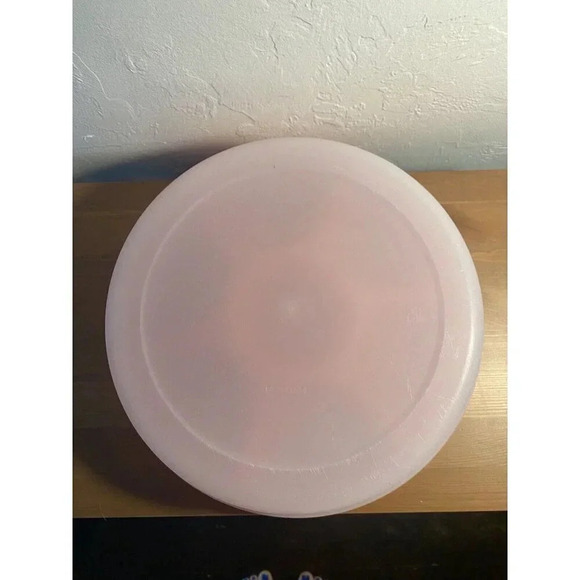 TUPPERWARE red large divided serving center #1665, relish, veggie, sheer lid 2pc - Picture 2 of 10
